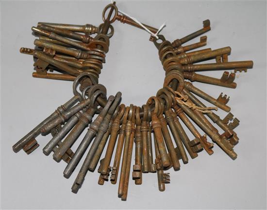 A collection of old keys